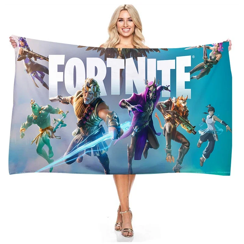 Home Bathroom Model - Fortnites ビーチタオル ゲーム フォートレス ナイト デジタル印刷