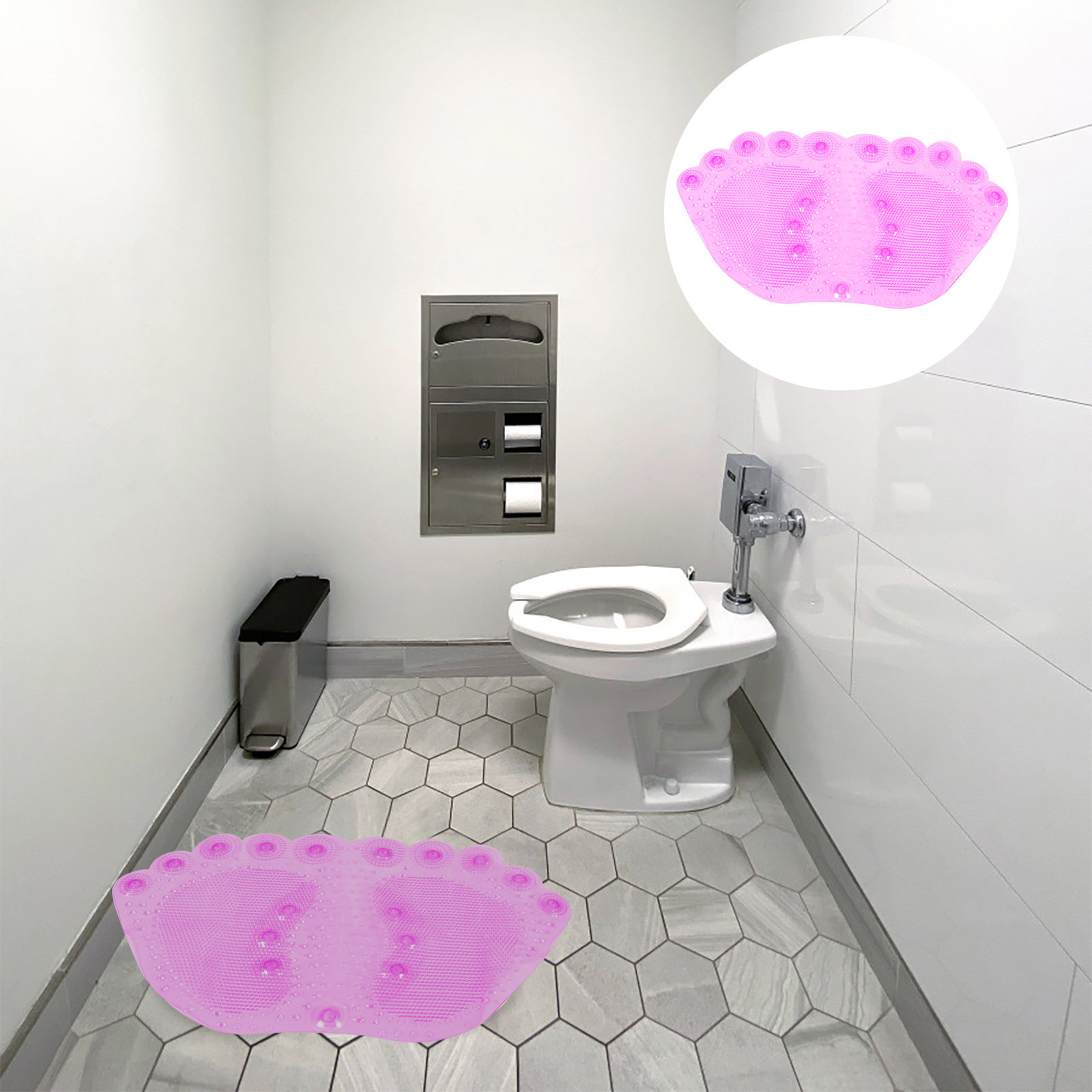 Home Bathroom Sauna - 1 個マッサージ入浴マット PVC 滑り止め浴室床パッド吸盤グランドマットシャワーサウナスパ病院家庭用