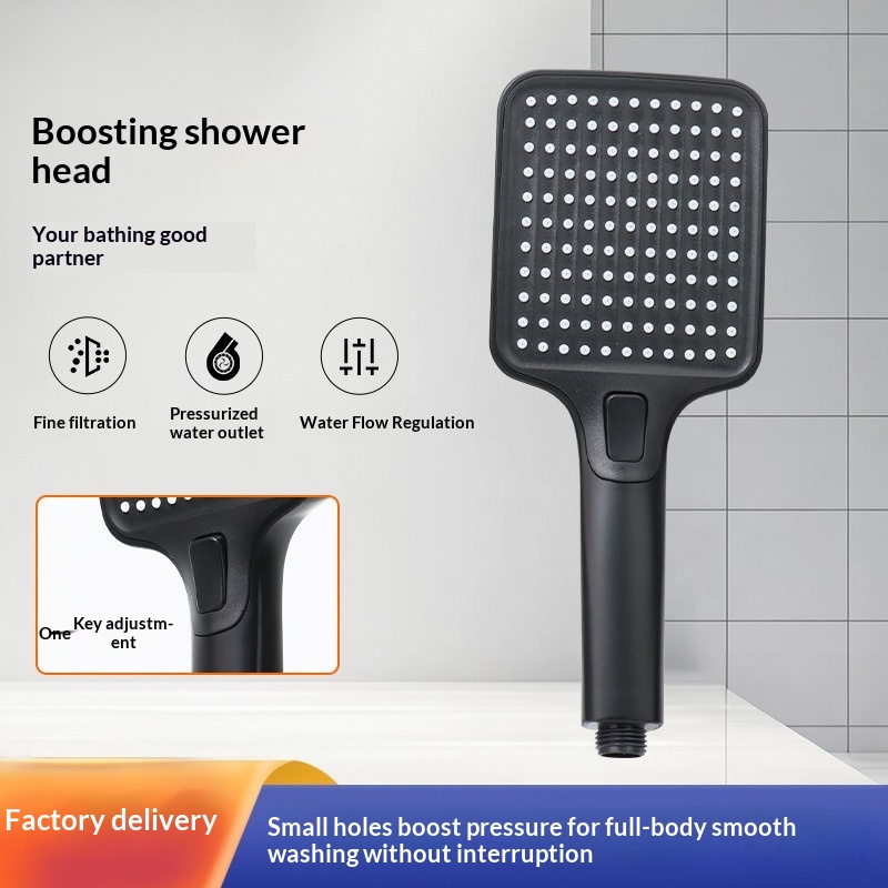 Home Bathroom Shower - ターボ高圧ハンドヘルドシャワーヘッドセット、多機能スプレーガン付き、家庭用浴室給湯器用