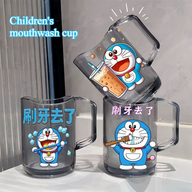 Home Bathroom Movie - ドラえもん 2D アニメーション周辺クリエイティブ漫画プリント子供用ホームバスルームプラスチック高価値多機能トイレカップ
