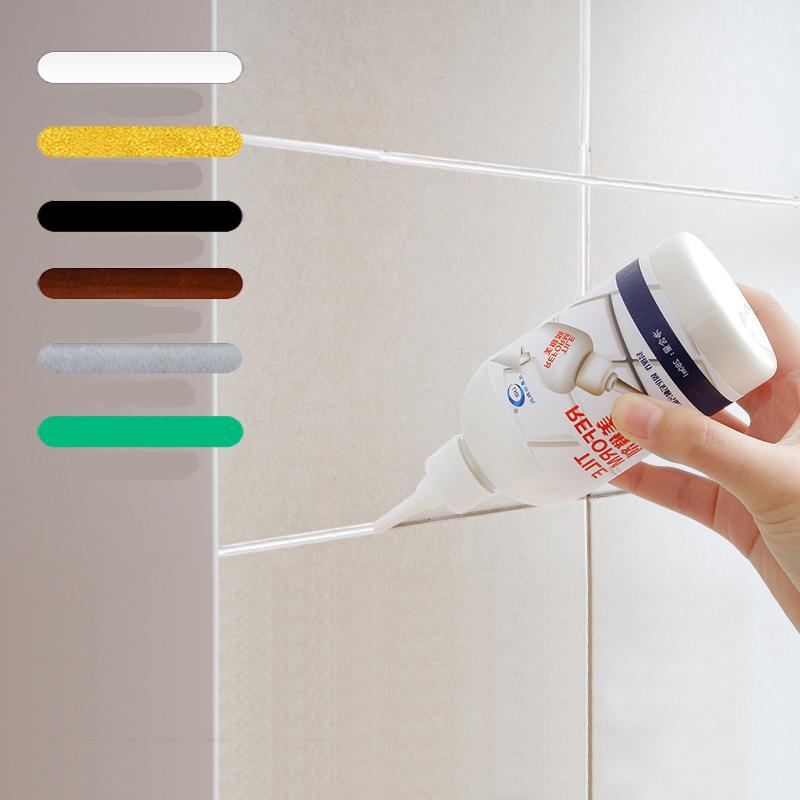 Home Bathroom Tiles - 280 ミリリットルタイルギャップ修復剤強力な防水セラミックタイルグラウト亀裂充填浴槽固定補修接着剤ホームバスルームコーキング