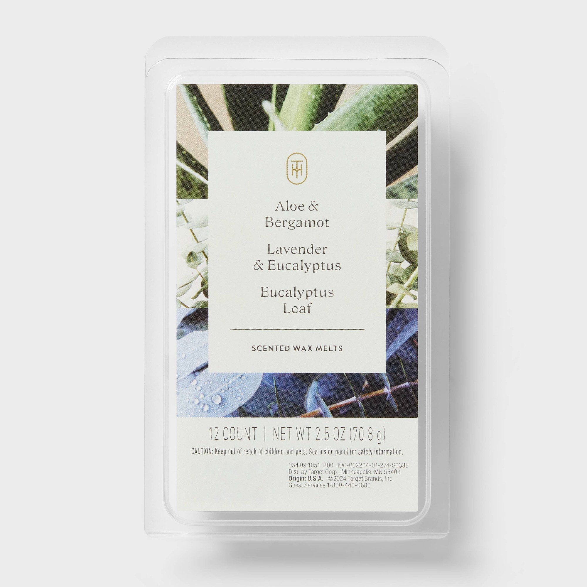 Home & Bathroom Building Products Pte Ltd - 24ctの植物性香料ワックスメルト、アロエ、ベルガモット、ラベンダー、ユーカリ配合で、リラックスできる雰囲気のホームフレグランスを提供します。