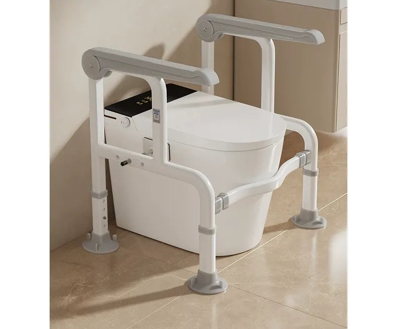 Home Bathroom Grab Bar - トイレ用アームレスト、浴室用安全グラブバー、高齢者・障害者用補助ハンドル、立ち上がり補助、介護用シートサポート