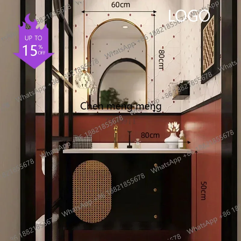 Home Bathroom Vanity - P3 狭い家具用密閉収納トイレキャビネット、バスルームシンクベース、キッチンシンク多機能ホーム用、化粧品用ポムポムドゥーシュ