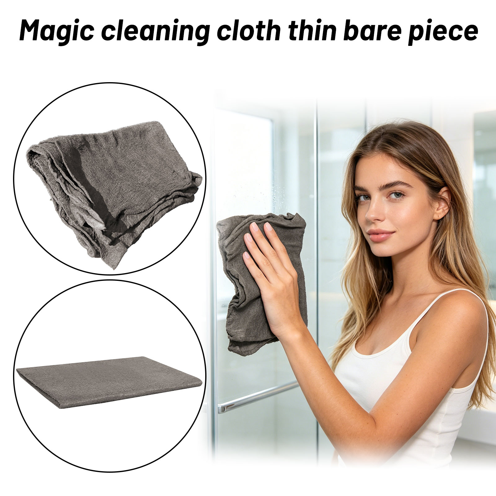 Home One Bathroom Accessories - 薄型マジッククリーニングクロスポータブル多機能ワイプバーホームキッチンガラス油汚れ除去ツールバスルームアクセサリー