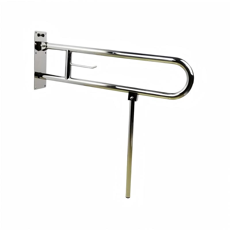 障害者用トイレ折りたたみ式手すり304ステンレス鋼製グラブバ - Home Bathroom Grab Bar のレビューと価格