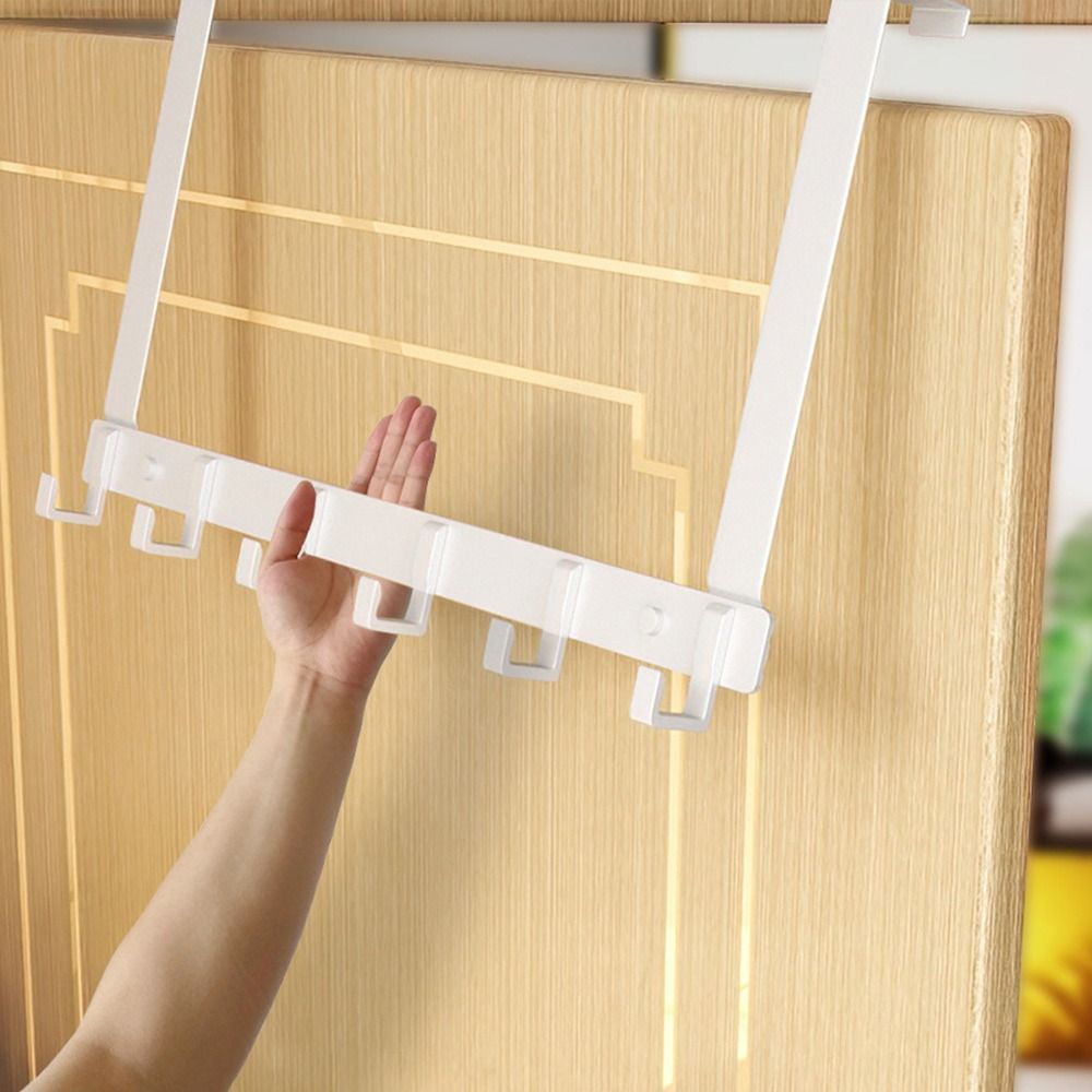 ドア上の収納フック 6 フック洋服コート帽子タオルハンガーホ - Tiny Home Bathroom Kitchen のレビューと価格