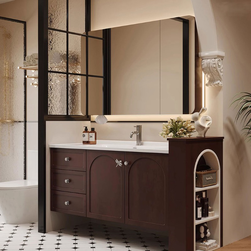 ウォールハマキバスルームキャビネットオーガナイザー収納香水ミ - Home Bathroom Vanity Combo のレビューと価格