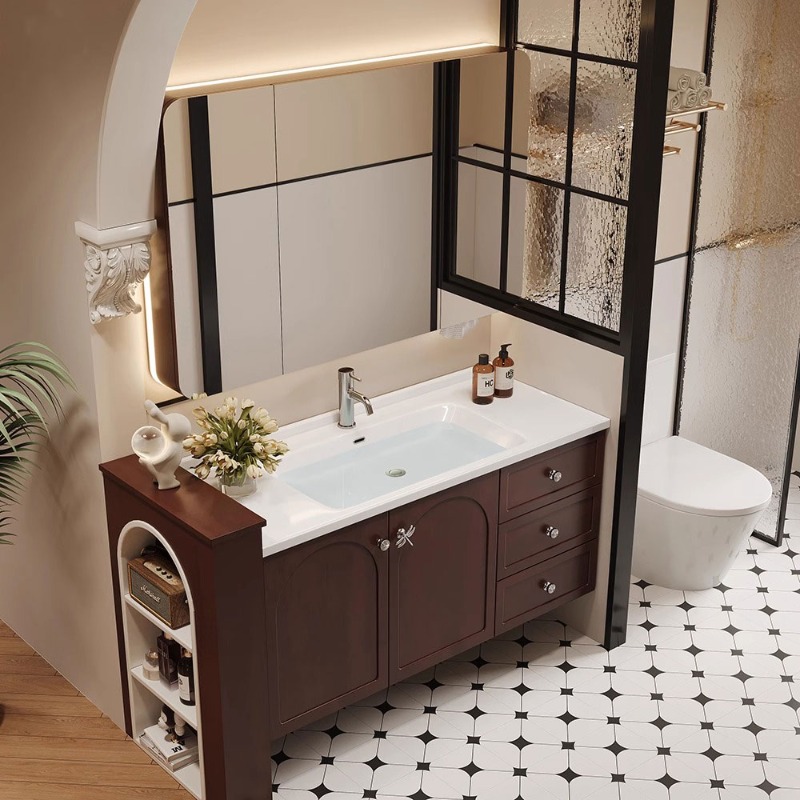 ウォールハマキバスルームキャビネットオーガナイザー収納香水ミ - Home Bathroom Vanity Combo のレビューと価格