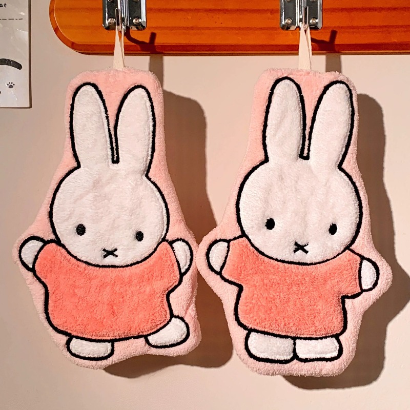 ミッフィーウサギハンドタオルかわいいファッショナブルなクリエ - Home Bathroom Products のレビューと価格