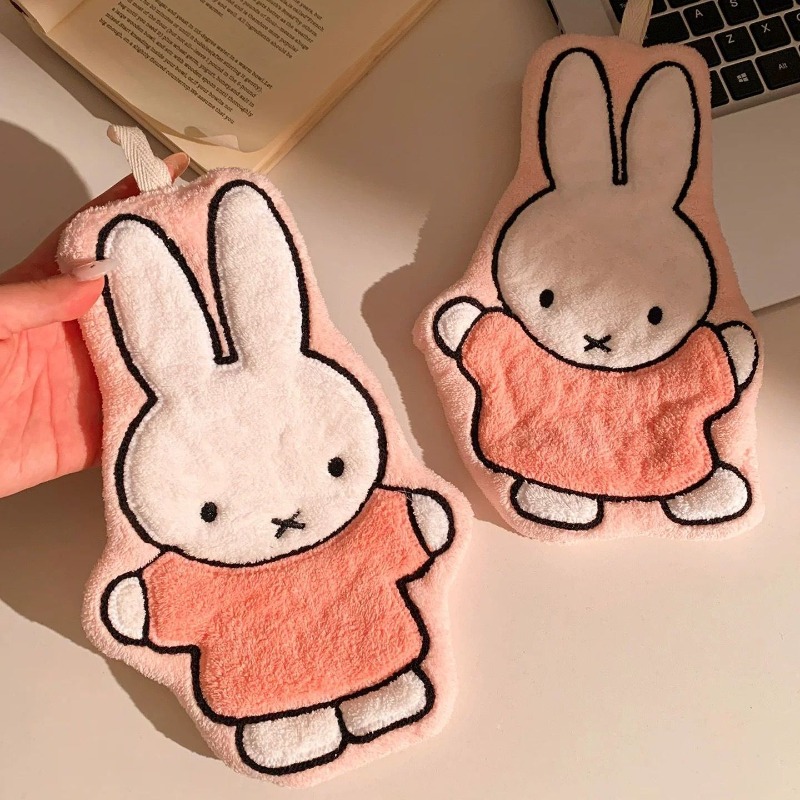 ミッフィーウサギハンドタオルかわいいファッショナブルなクリエ - Home Bathroom Products のレビューと価格