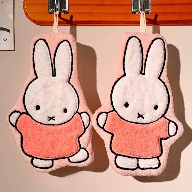 ミッフィーウサギハンドタオルかわいいファッショナブルなクリエ - Home Bathroom Products のレビューと価格
