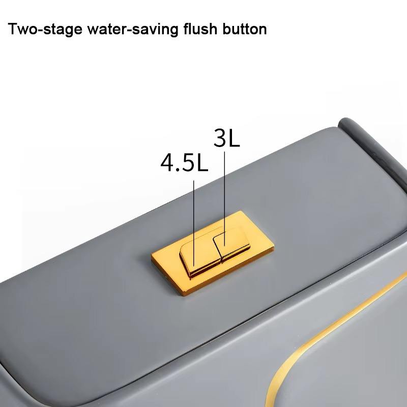 モダンなデュアルフラッシュ一体型セラミックサイフォン式トイレ - Home One Bathroom Accessories のレビューと価格
