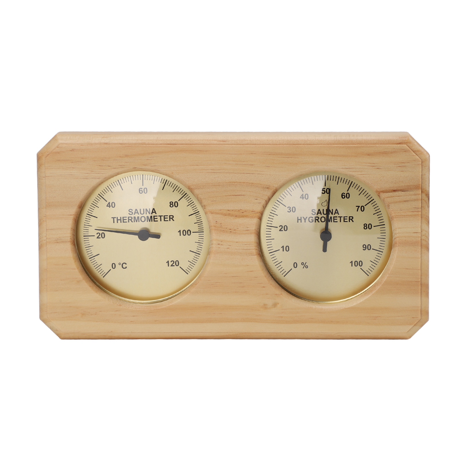 デュアル温度と湿度計壁掛け 2 in 1 木製サウナ温度計湿 - Home Bathroom Sauna のレビューと価格