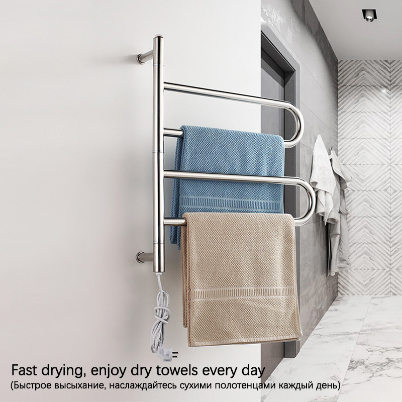 ステンレス製電気加熱タオルラック,バスタオル用加熱アクセサリ - Towel Warmer Electric のレビューと価格