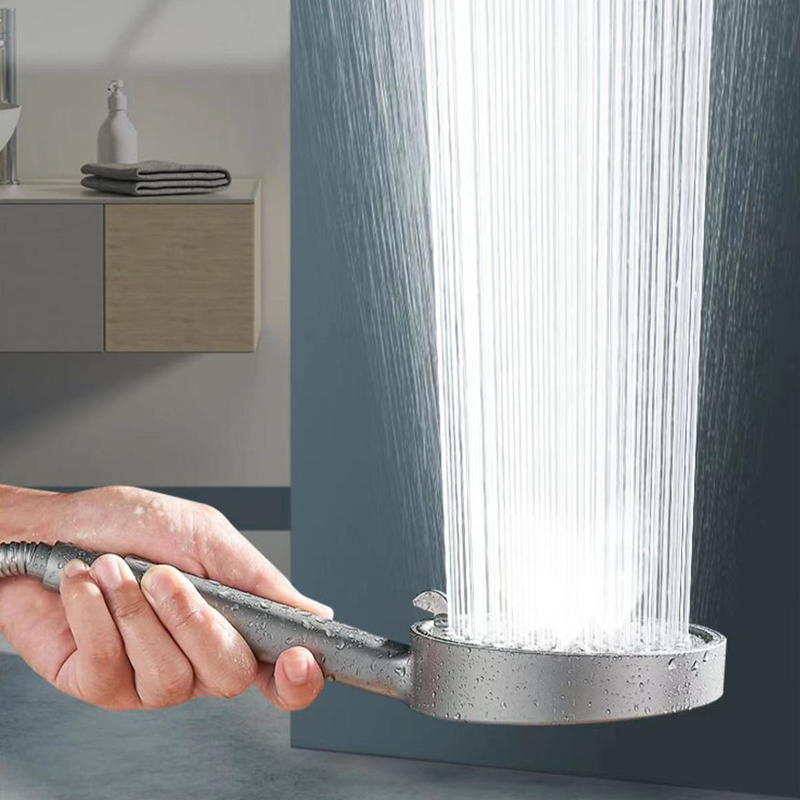 5モードシャワーヘッドシャワーヘッドセット大型ラウンド高圧ポ - Home Bathroom Shower のレビューと価格