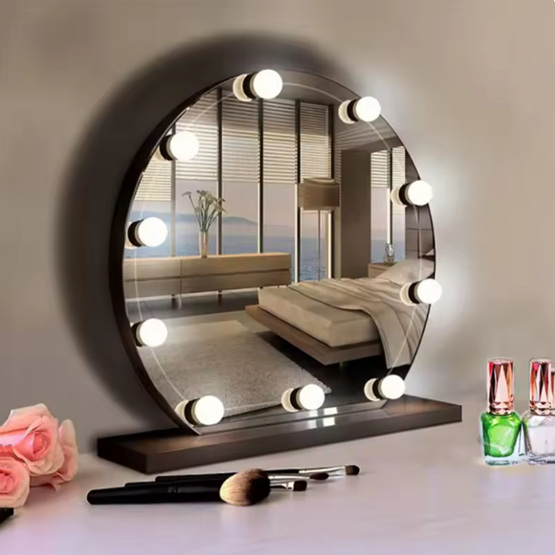 USB LEDハリウッドバニティランプ、取り外し可能な化粧鏡 - Home Bathroom Vanity のレビューと価格