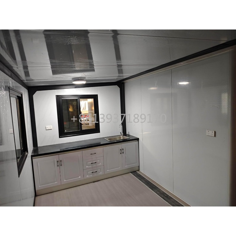 設備完備の20フィートモダンラグジュアリープレハブコンテナハ - Tiny Home Bathroom Kitchen のレビューと価格