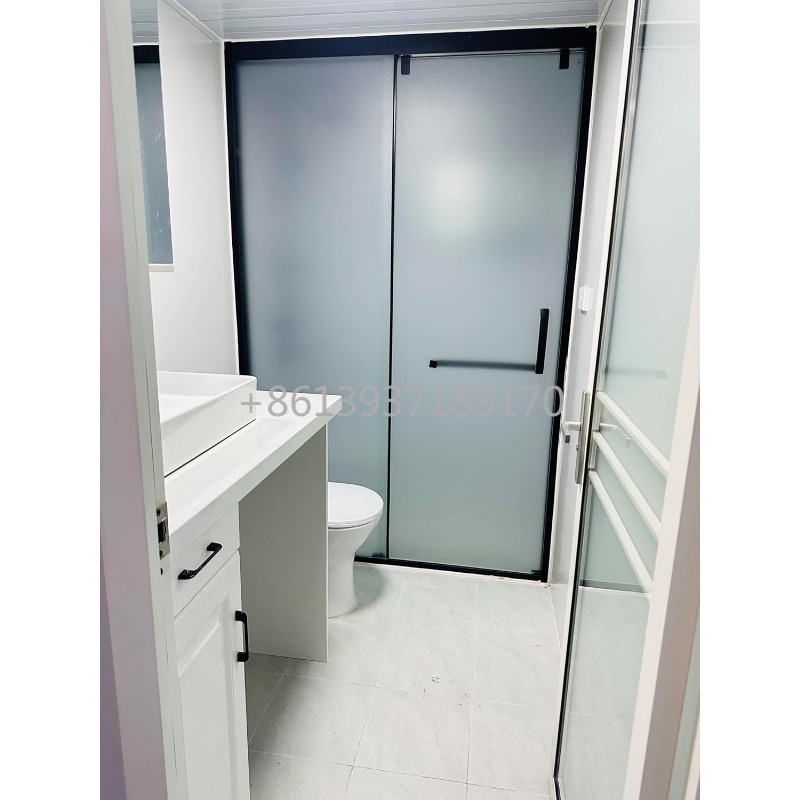 設備完備の20フィートモダンラグジュアリープレハブコンテナハ - Tiny Home Bathroom Kitchen のレビューと価格
