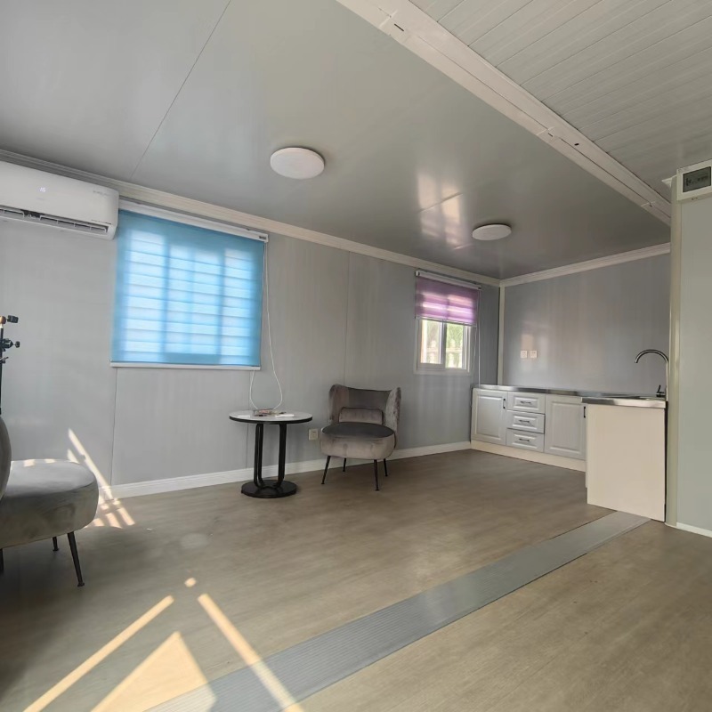 カスタマイズ可能な20フィート/40フィート拡張型タイニーハ - Tiny Home Bathroom Kitchen のレビューと価格