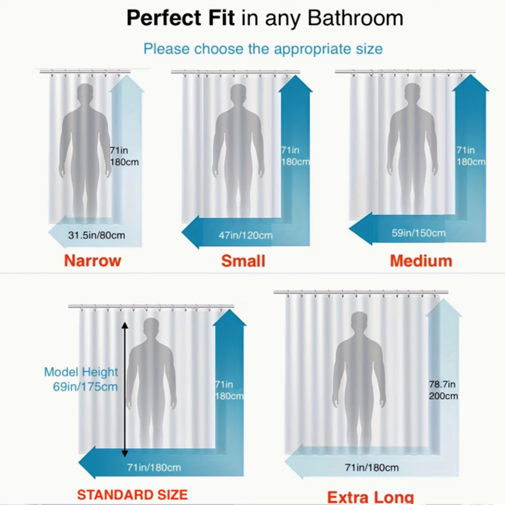 防水植物柄トロピカルシャワーカーテン ジャングルプリント 葉 - Home Bathroom Design Ideas のレビューと価格