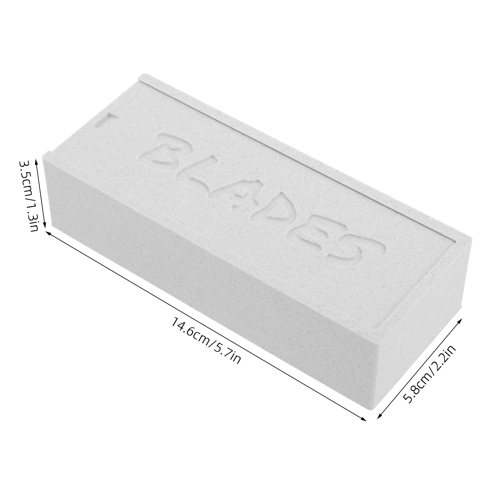 白い二重コンパートメントの刃収納ケース、家庭用浴室や理髪店用 - Home One Bathroom Accessories のレビューと価格