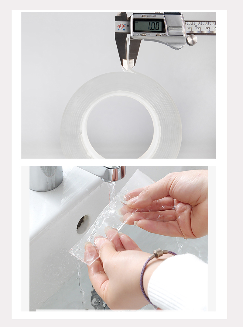 両面透明防水テープ,再利用可能,耐熱性,浴室の装飾用 - Home Bathroom Tiles のレビューと価格