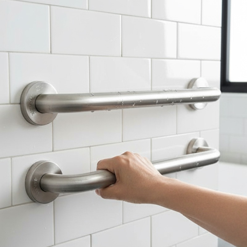 複数のサイズのステンレス鋼製アームレスト、高耐錆性、簡単設置 - Home Bathroom Grab Bar のレビューと価格