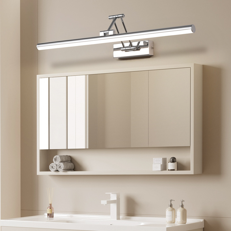 鉄トリコロールミラーフロントランプモダンなミニマリストバニテ - Home Bathroom Vanity のレビューと価格