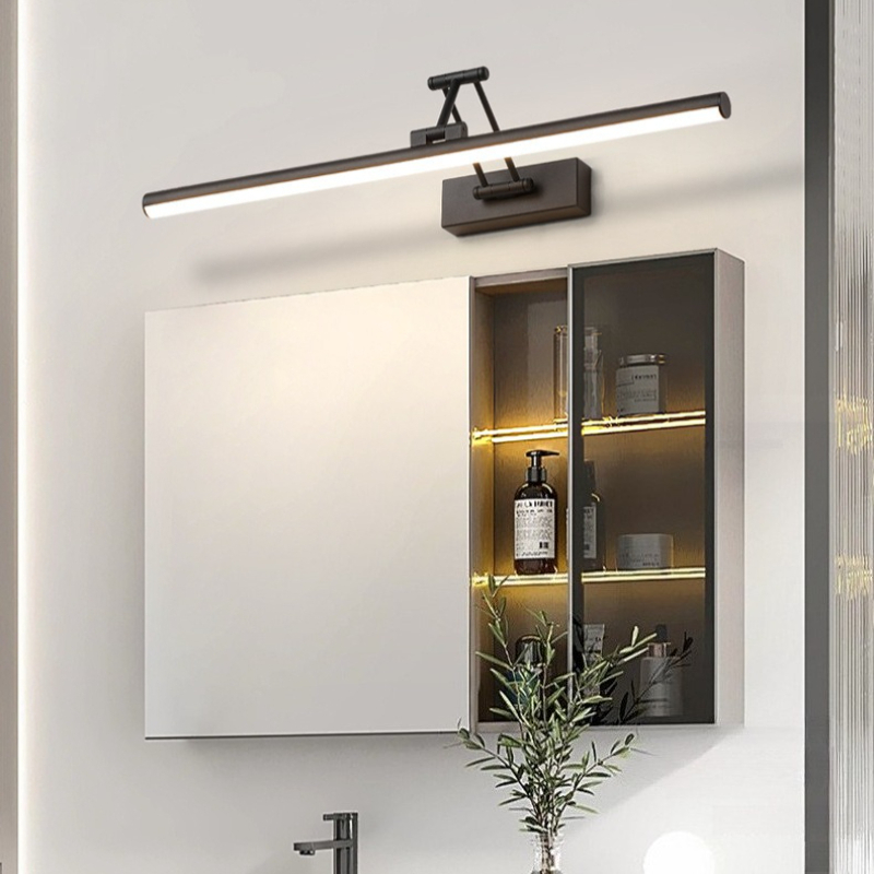 鉄トリコロールミラーフロントランプモダンなミニマリストバニテ - Home Bathroom Vanity のレビューと価格