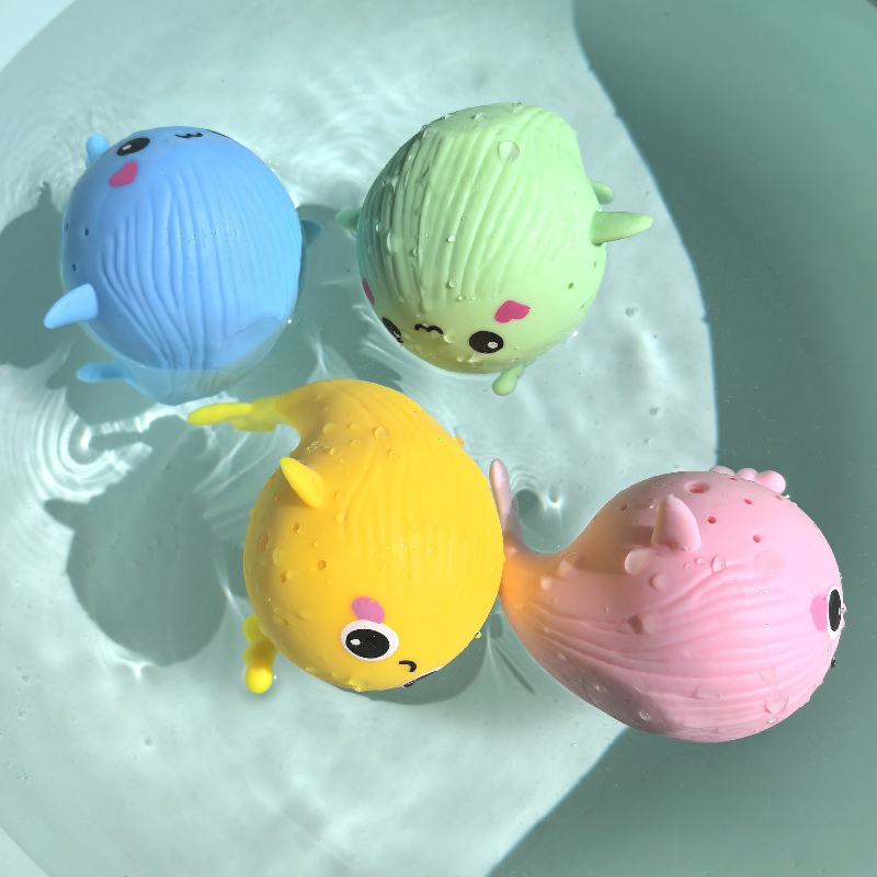 スポンジ吸水クジラ絞りストレス解消ベビーバスおもちゃ夏水泳遊 - Home Bathroom Model のレビューと価格