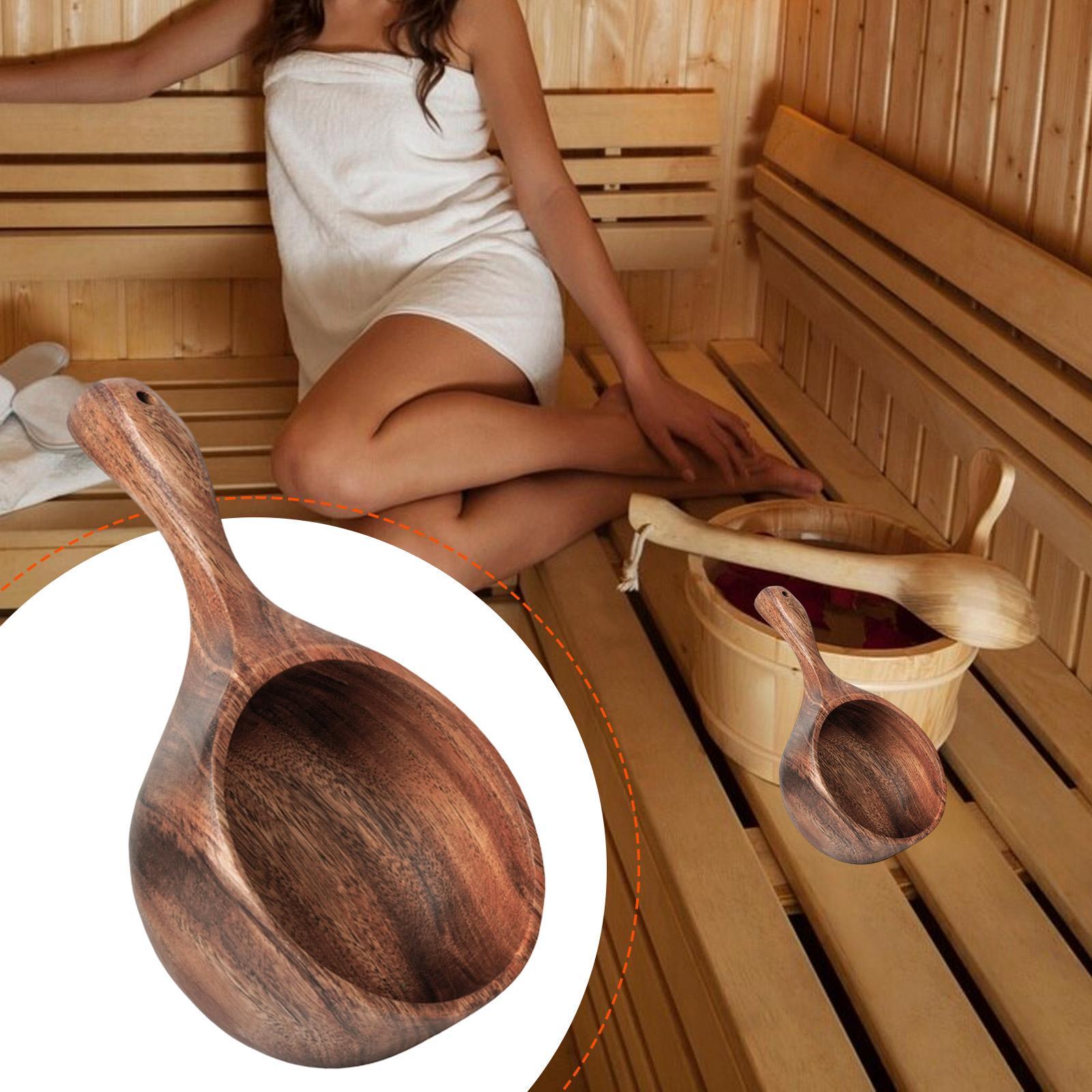 木製サウナ用おたま、家庭用お風呂水すくい、ポータブルサウナ用 - Home Bathroom Sauna のレビューと価格