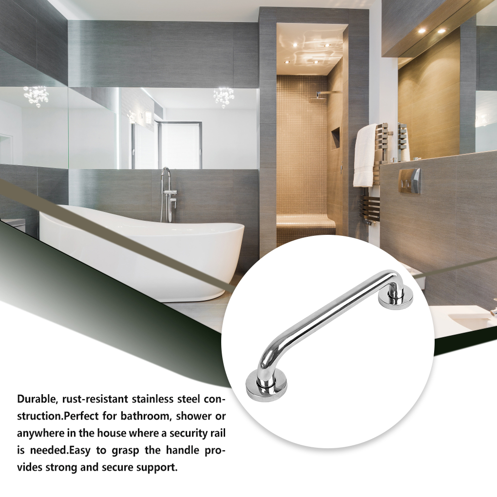 ステンレス製タオルバーウォールホルダー,バスルームハンドル, - Home Bathroom Grab Bar のレビューと価格