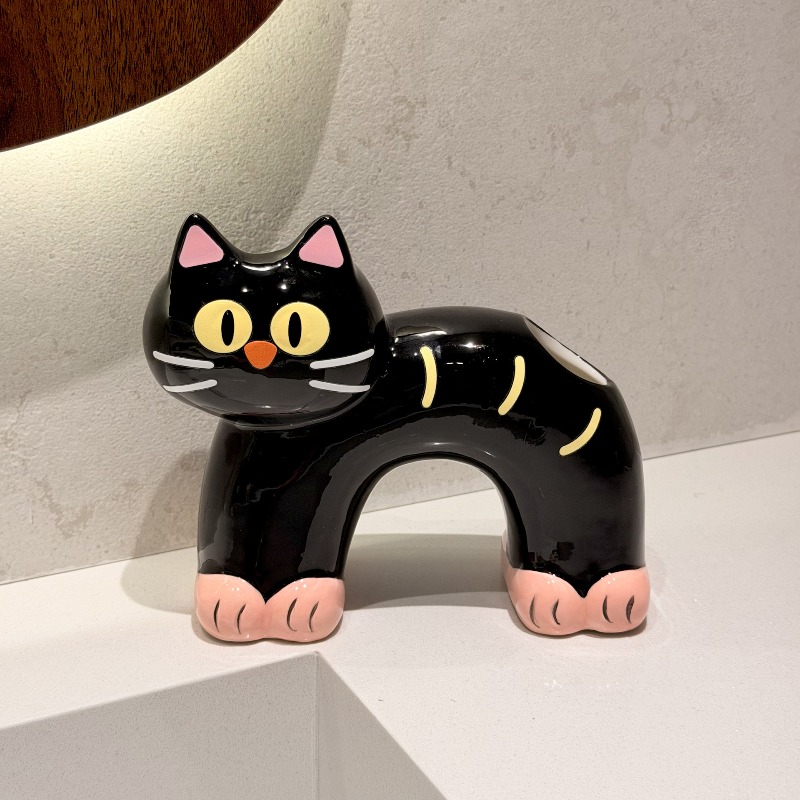 パーソナライズされたクリエイティブで可愛い黒猫型のバスルーム - Home Bathroom Model のレビューと価格