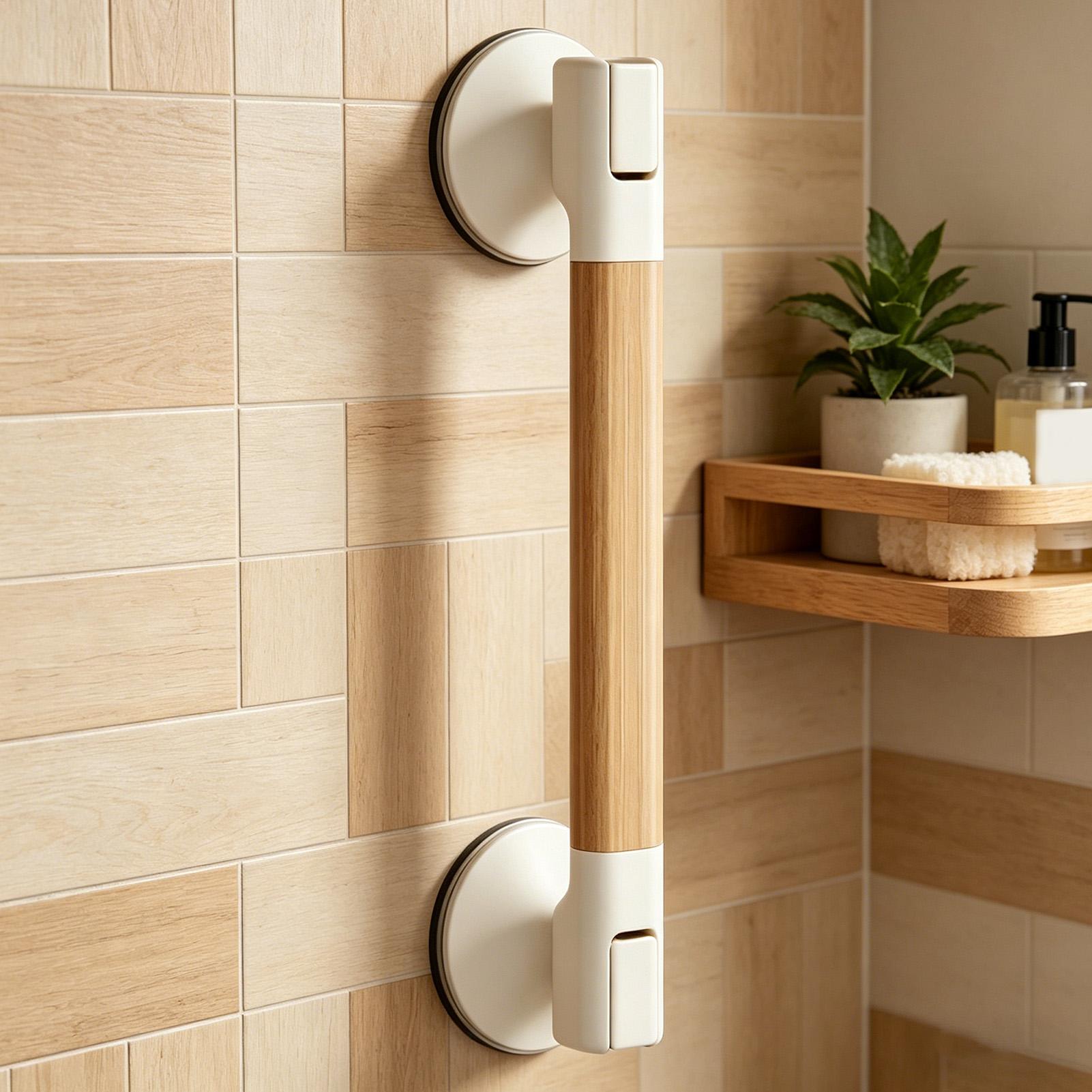 シャワー用吸盤ハンドル 入浴補助グラブバー 転倒防止安全グリ - Home Bathroom Grab Bar のレビューと価格