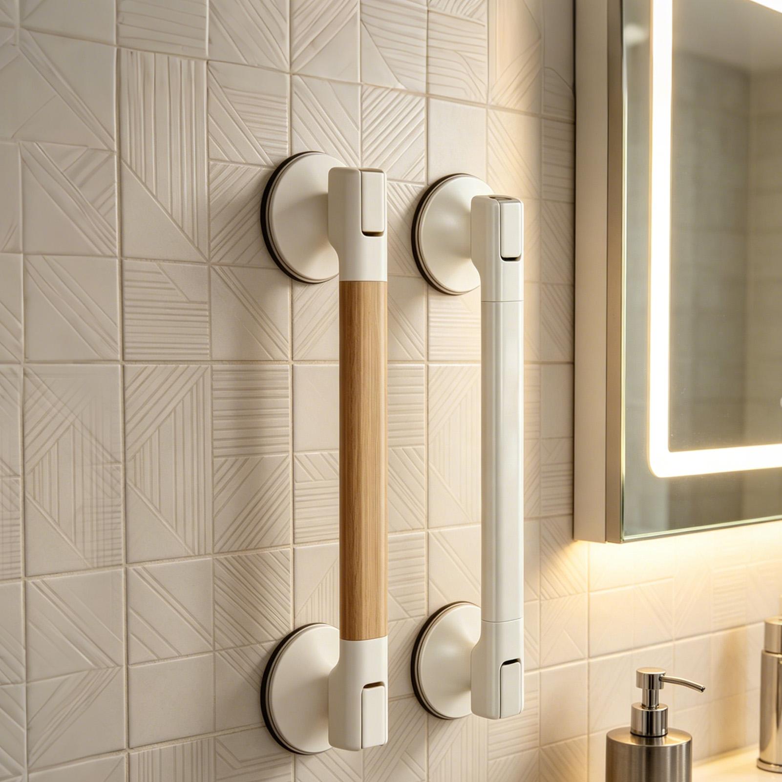 シャワー用吸盤ハンドル 入浴補助グラブバー 転倒防止安全グリ - Home Bathroom Grab Bar のレビューと価格