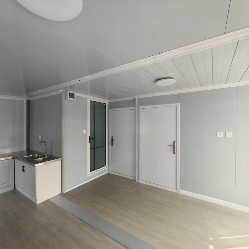 カスタマイズ可能な20フィート2階建て折りたたみ式コンテナハ - Tiny Home Bathroom Kitchen のレビューと価格