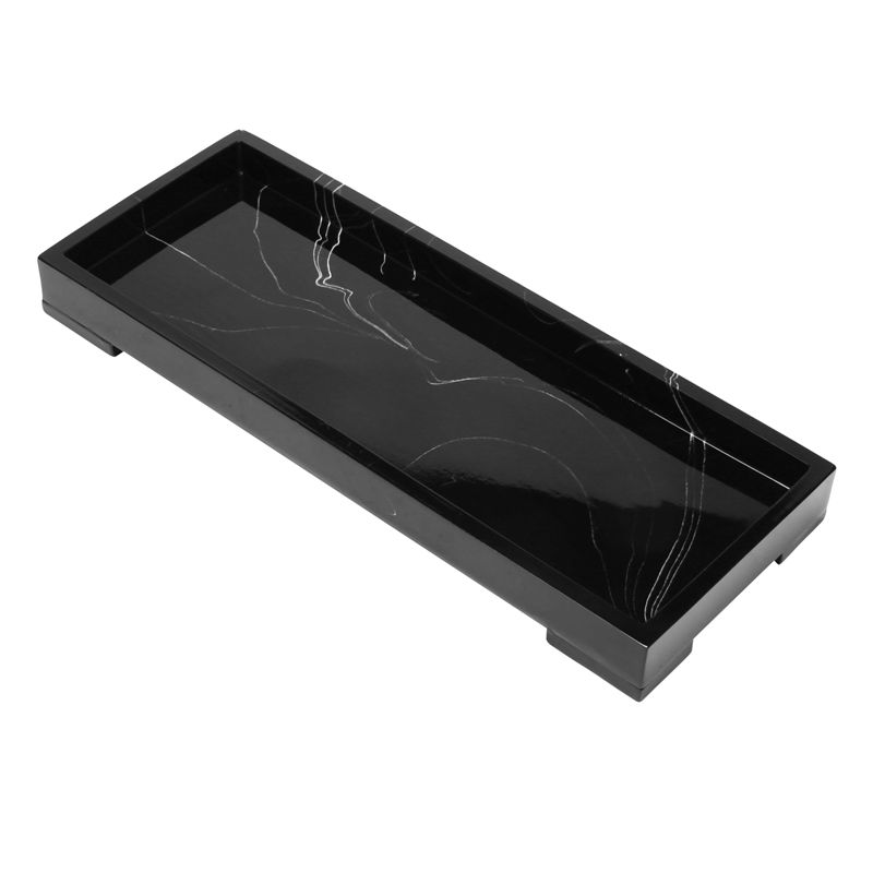 3X バニティトレイ ブラック バスルームバニティカウンター - Home Bathroom Vanity のレビューと価格