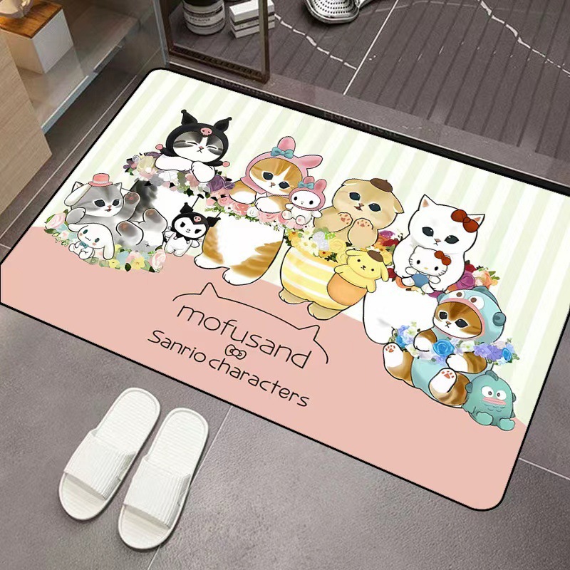 モフサンド漫画珪藻土吸水フロアマット滑り止めドアマット浴室入 - Home Bathroom Model のレビューと価格