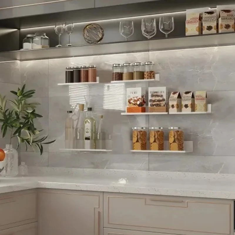 金属製フローティングシェルフ 壁掛け収納ラック キッチン バ - Tiny Home Bathroom Kitchen のレビューと価格