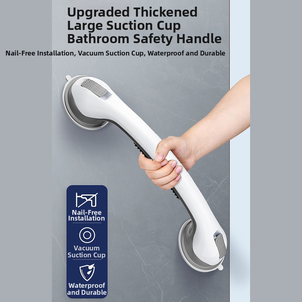 2個入り 超強力吸盤式グラブバー 安全ハンドル ドリル不要設 - Home Bathroom Grab Bar のレビューと価格