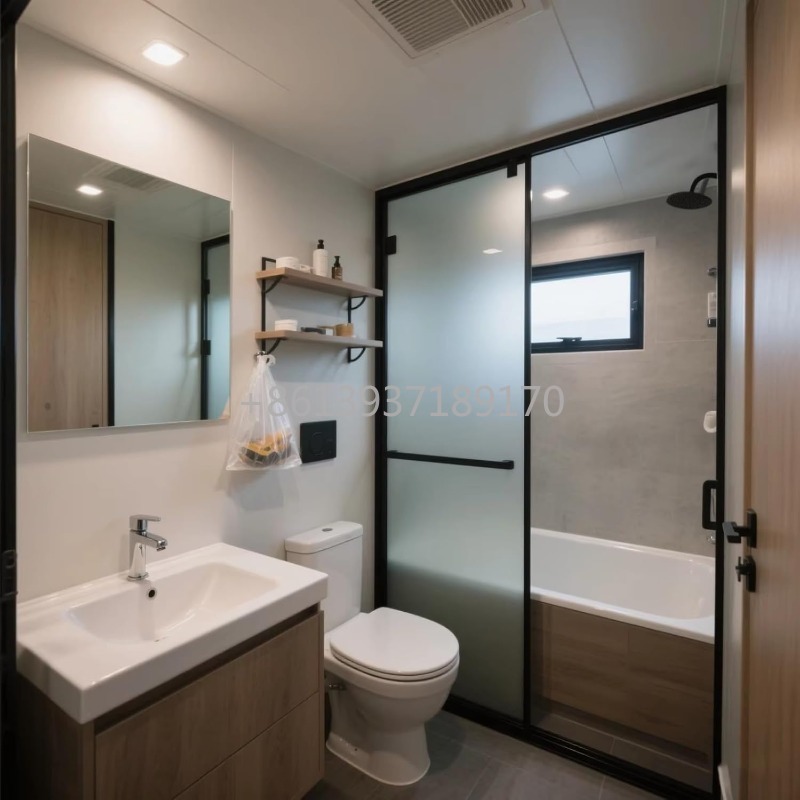 2ベッドルーム、1キッチンとバスルーム付き、大人が住めるポー - Tiny Home Bathroom Kitchen のレビューと価格