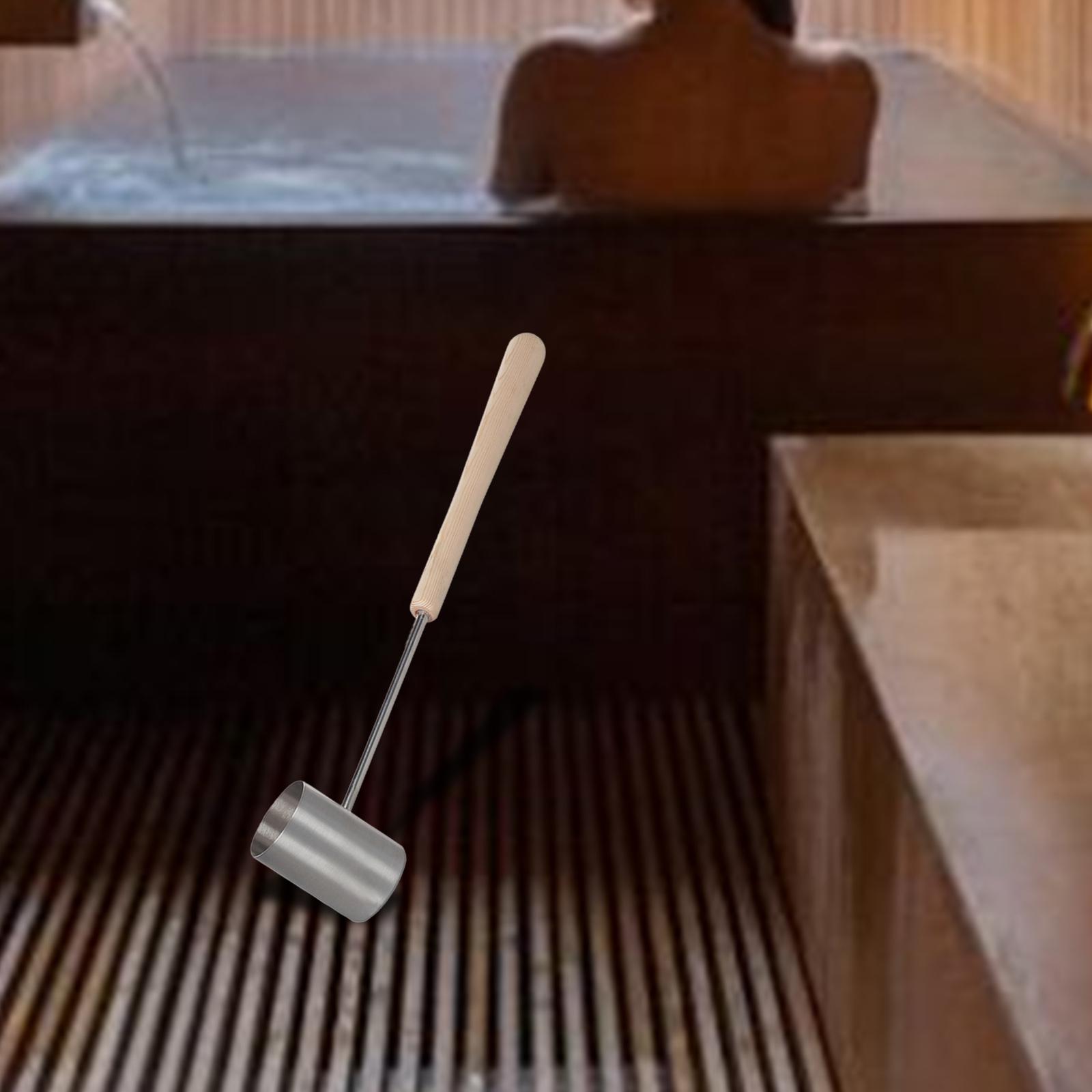 サウナお玉水ひしゃく人間工学に基づいた 275 ミリリットル - Home Bathroom Sauna のレビューと価格