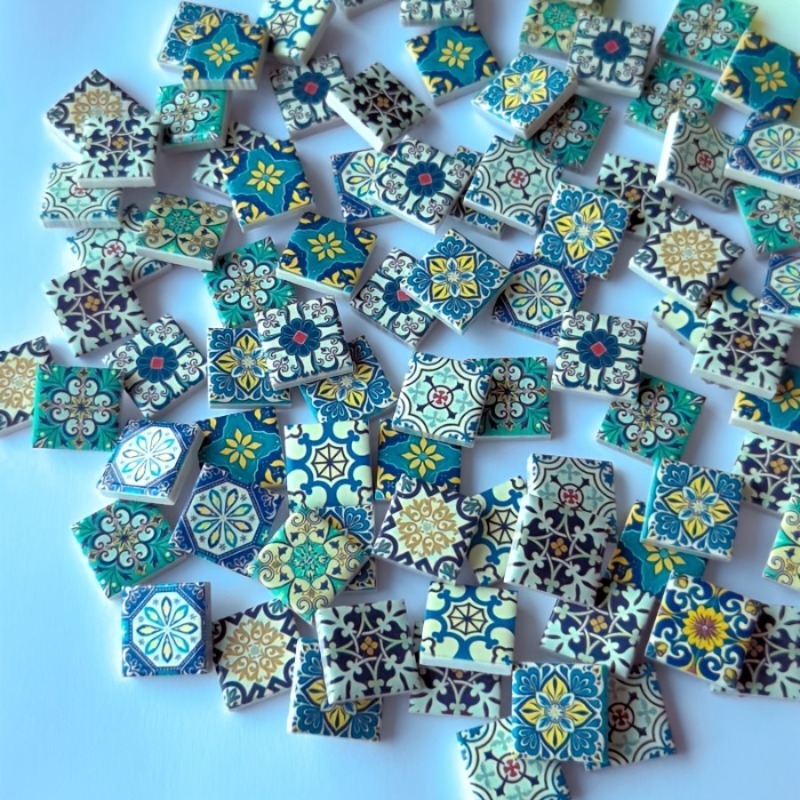 150g DIY モザイク装飾タイル 手作り ホームデコレー - Home Bathroom Tiles のレビューと価格