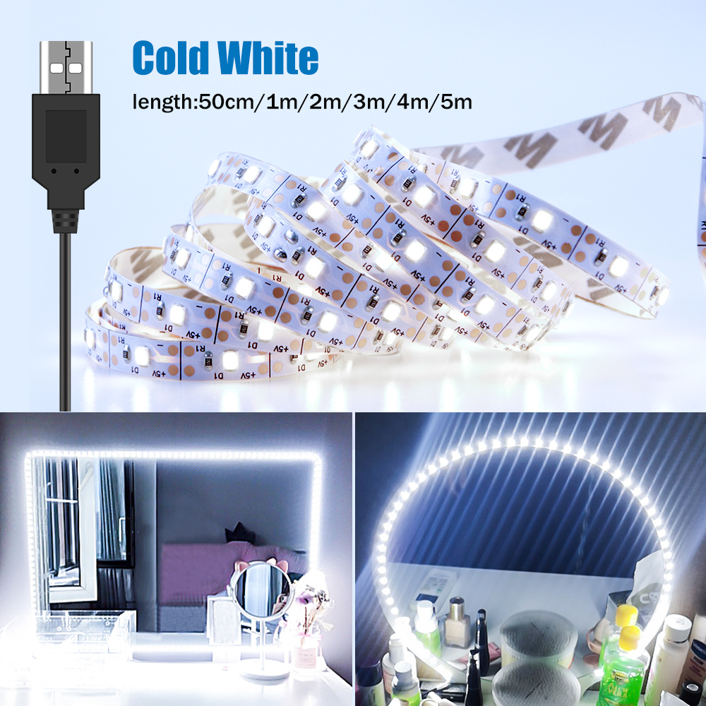 DC5V LED 化粧鏡ライトストリップ USB ドレッシン - Home Bathroom Vanity のレビューと価格