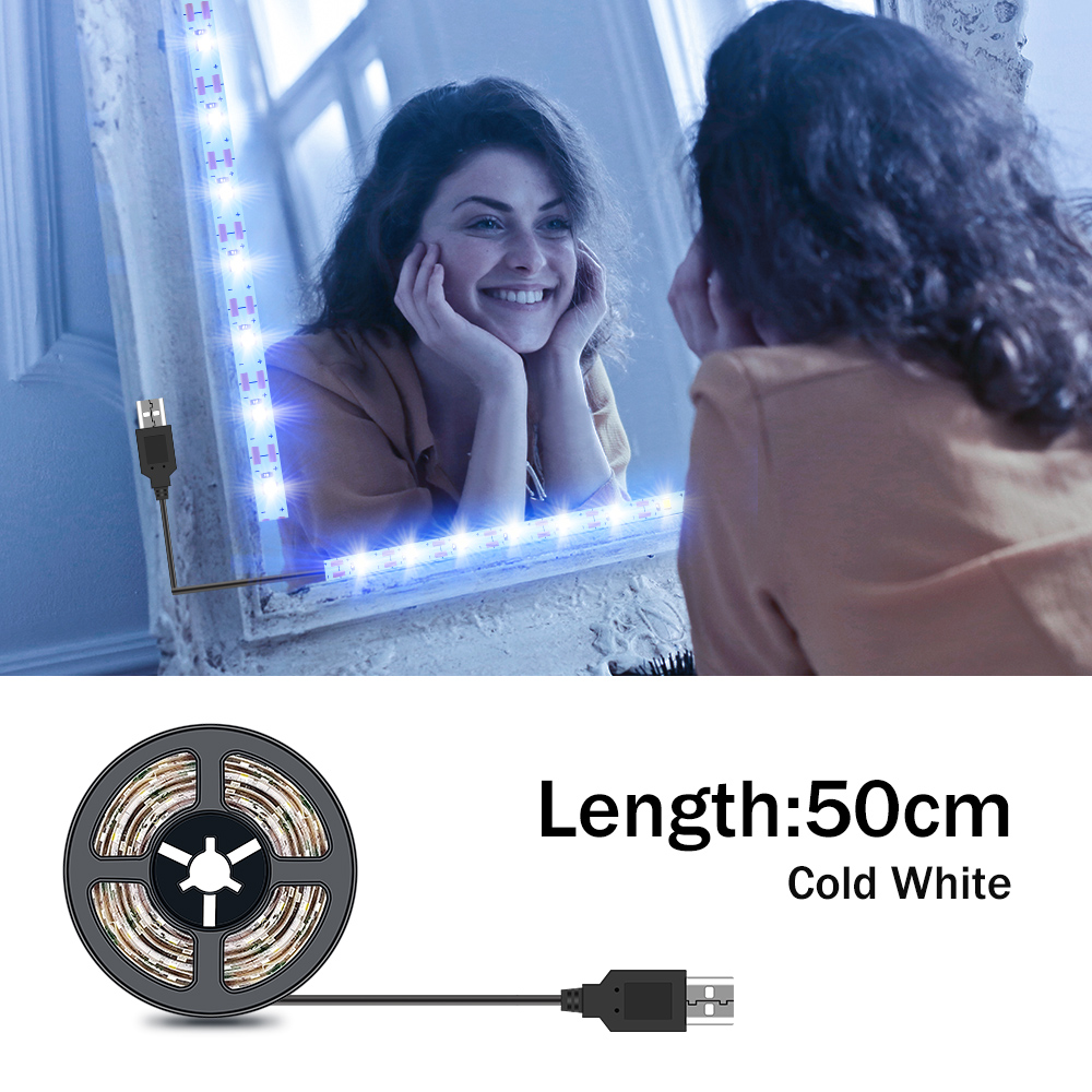 DC5V LED 化粧鏡ライトストリップ USB ドレッシン - Home Bathroom Vanity のレビューと価格
