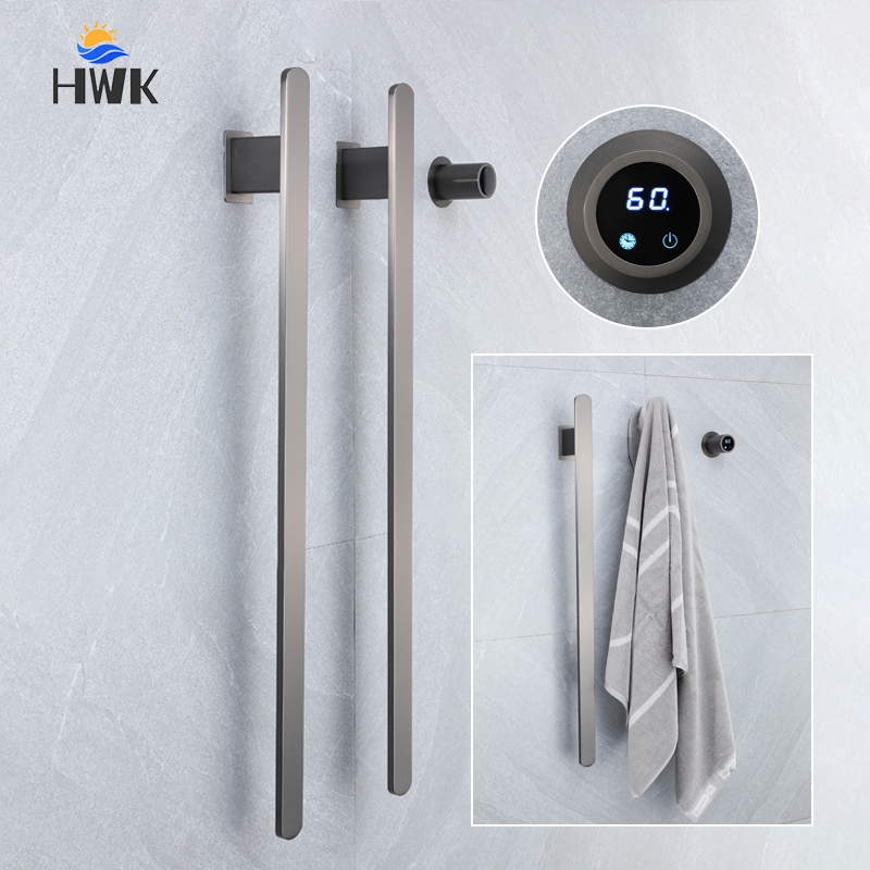 新スタイルグレーバスルームタオルウォーマー隠しワイヤー電気加 - Towel Warmer Electric のレビューと価格