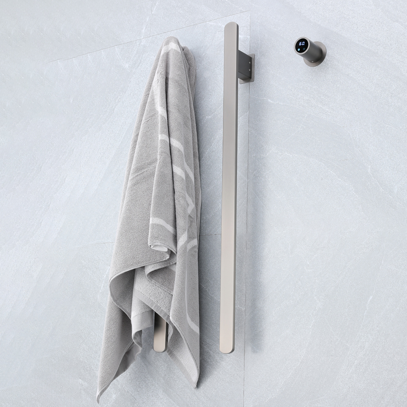 新スタイルグレーバスルームタオルウォーマー隠しワイヤー電気加 - Towel Warmer Electric のレビューと価格