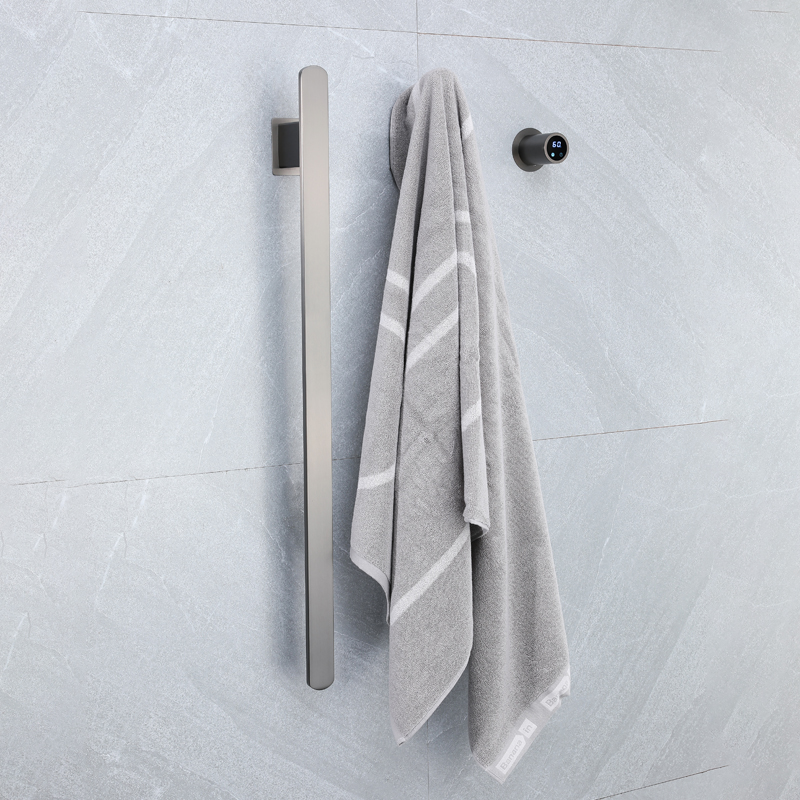 新スタイルグレーバスルームタオルウォーマー隠しワイヤー電気加 - Towel Warmer Electric のレビューと価格