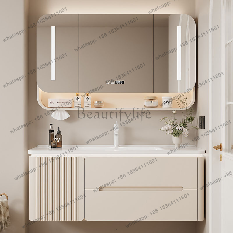 LJYLuxury モダンなバスルームキャビネット収納オーガ - Home Bathroom Vanity Combo のレビューと価格